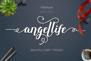 Angellife Beauty Font for Handmade Products and Branding