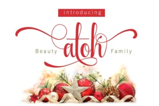Beauty Atok Font for Editorial Design and Branding
