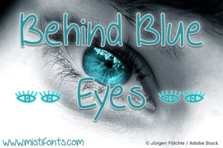 Behind Blue Eyes Font for Authentic Small Business Branding