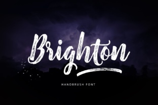 Brighton Font: Clean Brush Script for Modern Design