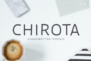 Chirota Font: Playful Handwritten Branding for Small Business