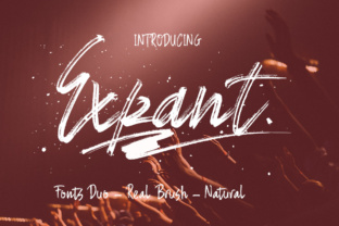 Expant: Your Go-To Hand Painted Brush Font for Engaging Campaigns
