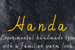 Handa Font Review: Warm Pencil Script for Makers