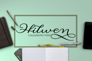 Hilwen Font: Elegant Script for Handmade Products