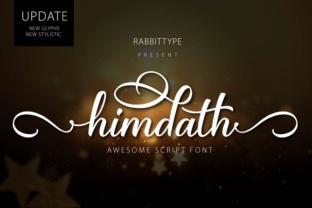Himdath Font: A Fluid Script for Editorial Design