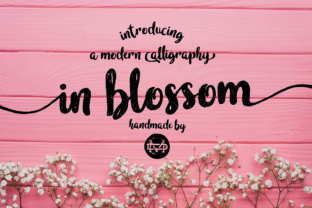 In Blossom Font: Bold Script Handwritten for Campaigns