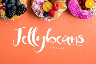 Jellybeans Font: Handcrafted Charm for Makers