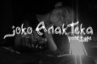 Jokoanakteka: A Rough Brush Font for Creative Branding