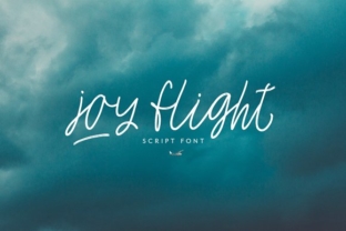 Joy Flight Font: Handcrafted Script for Makers