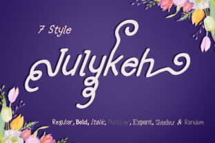 Julykeh Font Family for Handmade Products and Crafts