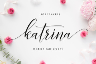 Katrina Font: A Thin Script for Editorial Layouts