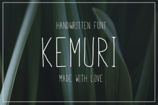 Kemuri Font: Thin Sans Serif for Delicate Web Design