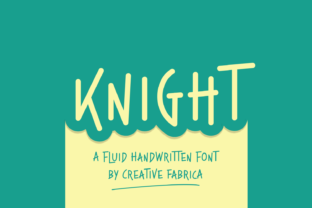 Knight Font: Bold Script Handwritten Typography for Digital Ads