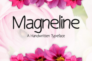 Magneline Font: A Clean Modern Handwritten Typeface for Branding