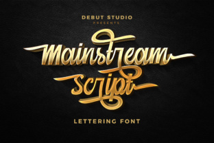 Mainstream Font: Modern Hand-Lettering for Small Business Branding
