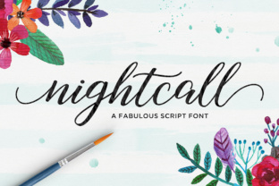 Nightcall Font: Modern Script for Small Business Branding