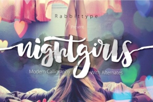 Nightgirls Font Review: A Fluid Script for Branding