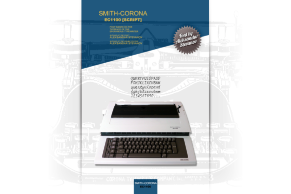 Smith-Corona EC1100 Script Font for Authentic Business Branding