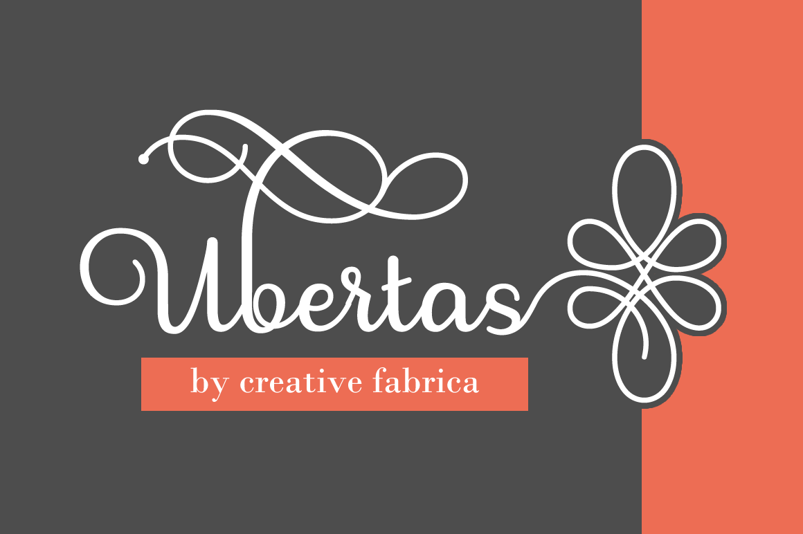Ubertas Font Review: Script Handwritten Versatility