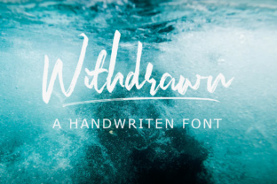 Withdrawn Font: A Hand-Painted Typeface for Branding